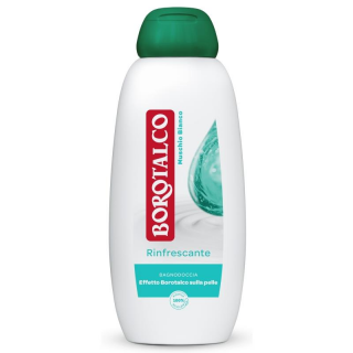 Borotalco Rinfrescante sprchový gél a pena do kúpeľa 450ml – Muschio Bianco