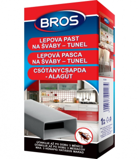 BROS lepová pasca na šváby tunel 1ks