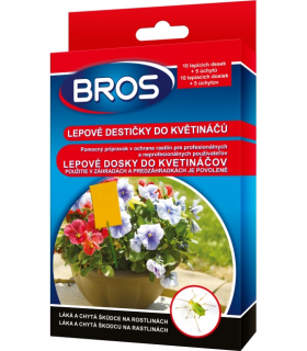 BROS lepové dosky do kvetináčov 10ks