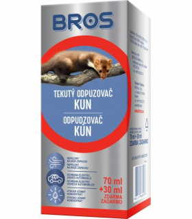 BROS Tekutý odpudzovač kún 70ml + 30ml
