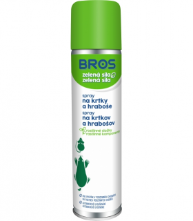 BROS ZELENÁ SILA spray na krtkov a hraboše 400ml