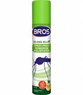 BROS ZELENÁ SILA spray proti komárom a kliešťom 90ml