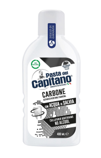 Capitano ústna voda 400ml – Carbone so šalviovou vodou