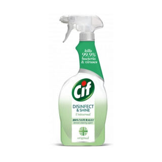 CIF Univerzálny dezinfekčný sprej Disinfect & Shine, 750 ml