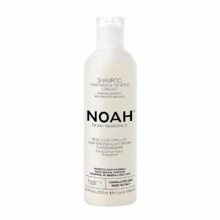 Čistiaci šampón na vlasy Zelený čaj a bazalka Noah 250ml