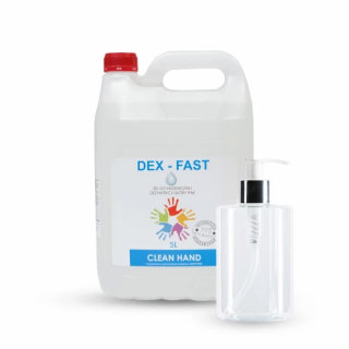 DEX FAST Dezinfekčný gél 5L s vôňou citrusov + aplikátor
