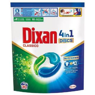 Dixan Discs pracie gélové kapsuly 30 kusov – Classic
