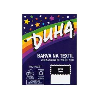 Duha textilná farba čierna 15 g