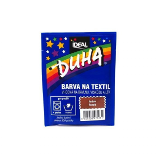 Duha textilná farba hnedá 15 g