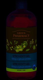 Green Pharmacy sprchový gél 500 ml - Olivy a ryžové mlieko