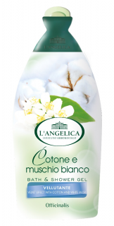 L´Angelica sprchový gél a pena do kúpeľa 500ml – Cottone e Muschio Bianco