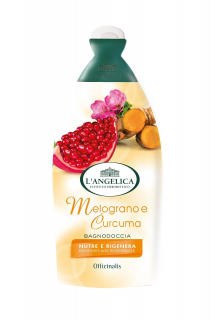 L´Angelica sprchový gél a pena do kúpeľa 500ml – Melograno e Curcuma