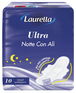 Laurella hypoallergéne vložky ultra 10 kusov – Noc