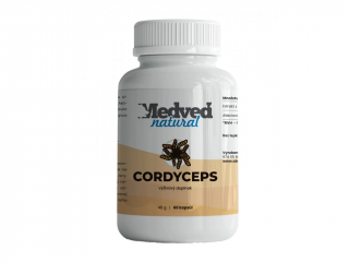 Medveď natural CORDYCEPS 60 kapsúl