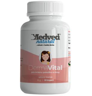 Medveď natural DermaVital 30 kapsúl