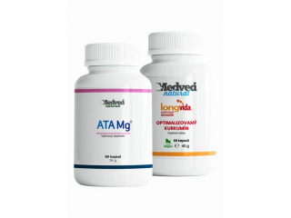 Medveď natural Kvercetín komplex 60 kapsúl + LongVida® optimalizovaný kurkumín 60 kapsúl