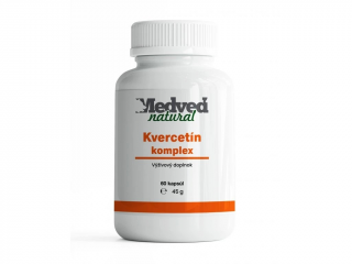 Medveď natural Kvercetín komplex 60 kapsúl