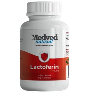 Medveď natural Lactoferin imun 60 kapsúl