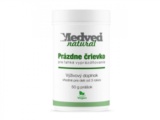 Medveď natural Prázdne črievko 50g