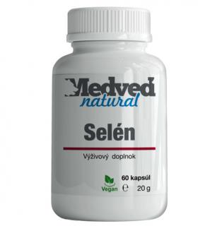 Medveď natural Selén 60 kapsúl