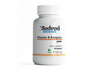 Medveď natural Vitamín B-komplex 60 kapsúl
