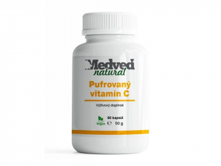 Medveď natural Vitamín C pufrovaný 60 kapsúl