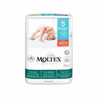 Naťahovacie plienkové nohavičky Moltex Pure & Nature Junior 9 -14 kg 20ks