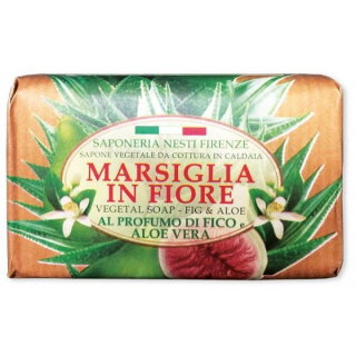 Nesti Dante Marsiglia tuhé rastlinné mydlo 125g – Aloe Vera a Figa