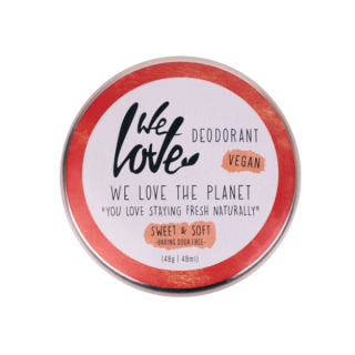 Prírodný krémový deodorant  Sweet & Soft  We Love the Planet 48 g