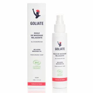 Relaxačný masážny olej s ylang-ylangom a pačuli Goliate 100ml