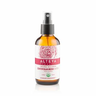 Ružová voda Bio z ruže stolistej (Rosa Centifolia) Alteya Organics 120 ml SKLO