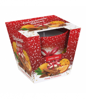 Santo Candles Christmas Spices orange 115g SAS 9019