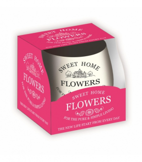 Santo Candles Sweet home flowers 100g SAS 5004