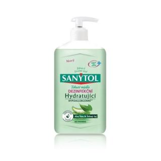 SANYTOL Dezinfekčné mydlo hydratačné Aloe vera & Zelený čaj 250ml
