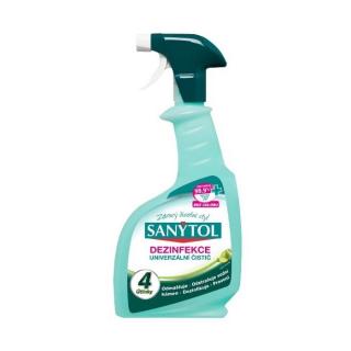 SANYTOL dezinfekčný 4 účinky čistič sprej 500 ml