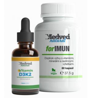 Vitamín D3K2 + forIMUN 60 kapsúl