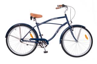 26  Pánsky retro bicykel CALIFORNIA CRUISER 3-rýchlostný tmavo-modrá (Pánsky retro bicykel s prehadzovačkou)