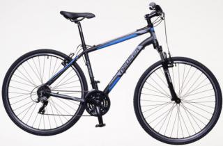 28  Crossový bicykel pánsky X200 čierno-modrá (Cross bicykel)
