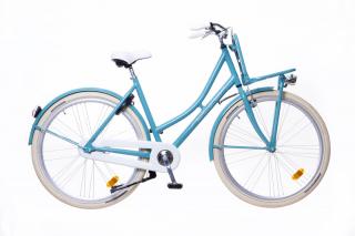 28  Dámsky retro bicykel MARY 1-rýchlostný tyrkysová (Štýlový mestský retro bicykel pre dámy)