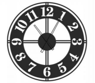 Moderné hodiny na stenu Turn 60 cm (Dizajnové hodiny na stenu v 4 farbách)