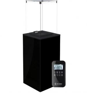 Plynový ohrievač s diaľkovým Patio Mini Glass Black