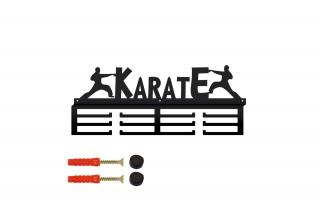 Vešiak na medaily KARATE II (Originálny kovový vešiak na medaily pre šport: karate)