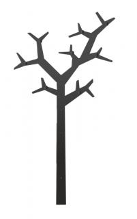 Vešiak strom 180 (Kovový dizajnový vešiak v tvare stromu vrátane montážnej sady s krytkami)