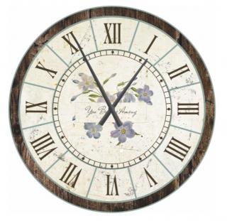 Vintage nástenné hodiny, priemer 80 cm (Dizajnové hodiny na stenu)