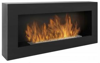 Závesný biokrb na stenu AIASA BOX ČIERNY MAT 90x40x12