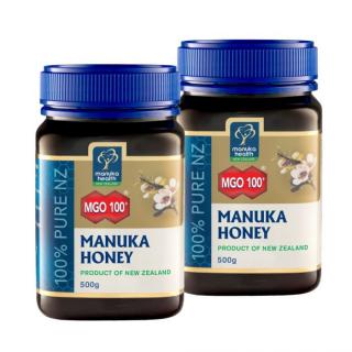 2 x 500g Manuka med MGO™ 100+ Manuka Health New Zealand (Na toto výhodné balenie už nie je možné uplatniť ďalšiu zľavu.)