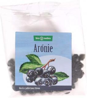 Arónia BIO sušená s jablkovou šťavou 100g Bionebio