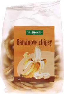 Banánové chipsy BIO 150g BioNebio