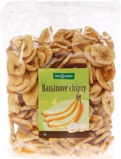 Banánové chipsy BIO 400g BioNebio