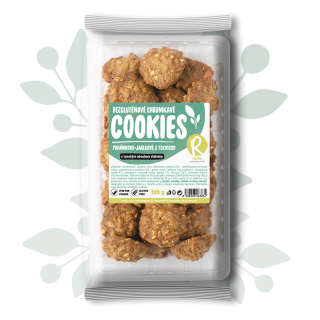 Bezgluténové chrumkavé cookies- pohánkové s jablkom a tekvicou 120g Ravita